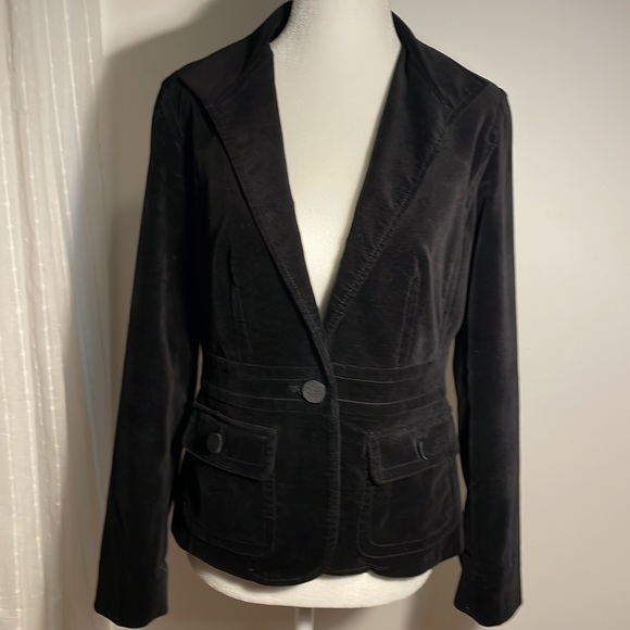 Talbots Jackets & Blazers - Talbot’s (Established 1947) Black Velvet Blazer Suit Jacket Size 6P